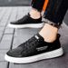 Soft Cowhide Versatile Men's Casual Board Soft Soled Sports Korean Version Trendy White Leather Shoes Men_vogvips.com