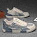 Euro Step Summer Breathable Thin Non-Slip Large Size Sneakers Men's Youth Mesh Hollow Sports Casual Trendy Shoes_vogvips.com