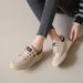 Little White Shoes Female And Female Students Leisure Sports Versatile Board Shoes Street Shoes Flat Shoes_vogvips.com