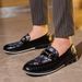 Suitable For All Seasons Loafers Men 2024 Spring Autumn Slip-On Lazy Casual Single New Men's Leather Shoes_vogvips.com