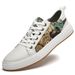 Bear Pattern First Layer Cowhide Board Shoes Men's European Station Men's Shoes Soft Sole Men's Casual Shoes One Pedal Shoes_vogvips.com