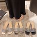 Crystal-Embellished Slide Sandals - Chunky Heel Open-Toe Mules For Women | Fashionable Summer Slippers For Outdoor Wear_vogvips.com