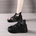 Princess-Style High-Heeled Roman Women, Summer 2026 New Model, Hollow-Out Cool Boots, Versatile Top Quality And Stylish, Non-Slip_vogvips.com
