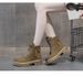 Frosted Leather Leather Martin Boots Women's Retro Locomotive Short Tooling Boots British Versatile Women's Boots_vogvips.com