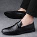 Men's Casual Shoes Gentleman's Dress Loafu Small Leather Shoes Low-top Cover Foot Surface Single Shoes_vogvips.com