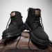 European Warm Series Yellow Autumn Winter New Work Outdoor Trendy Shoes Thick-Soled Men's Martin Boots_vogvips.com