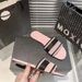 Fashion Outdoor Slippers 2025 New Style Sandals Women's Internet Celebrity Letter Travel Vacation Flat Summer Shoes_vogvips.com