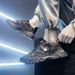 Men's Chunky Dad Sneakers - Breathable Platform Shoes For Casual & Sports, Spring/Autumn Height-Increasing Fashion Shoes_vogvips.com