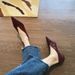 Pointed Head Shallow Mouth Single Shoes Temperament Retro Early Spring Flat Bottom Casual Low Heel Thin Wedding Shoes Witch Shoes_vogvips.com