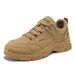 Translation: Safety Shoes For Men's Spring Breathable Work Shoes Anti-slip Wear-resistant Workwear Sneakers Canvas Shoes_vogvips.com