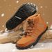 Women's Shoes Waterproof Snow Boots Men And Women Cold Proof Cotton Shoes Couples High Top Outdoor Plus Velvet Sports Shoes Barefoot Winter Shoes_vogvips.com