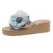 Women’s Shoes Small New Fairy Style Wedge Heel Flip Flops Women Summer Fashion Straw Flower Thick Bottom Pastoral Holiday Beach Shoes_vogvips.com