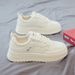 2025 New White Women's Versatile Sports, Leisure, Fashion Dad Board Shoes Breathable Soft Bottom Spring And Autumn_vogvips.com