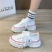Songgao Thick Sole Canvas For Women's New Spring, Autumn, And Summer Heightening Internet Red Cookie Casual Board_vogvips.com