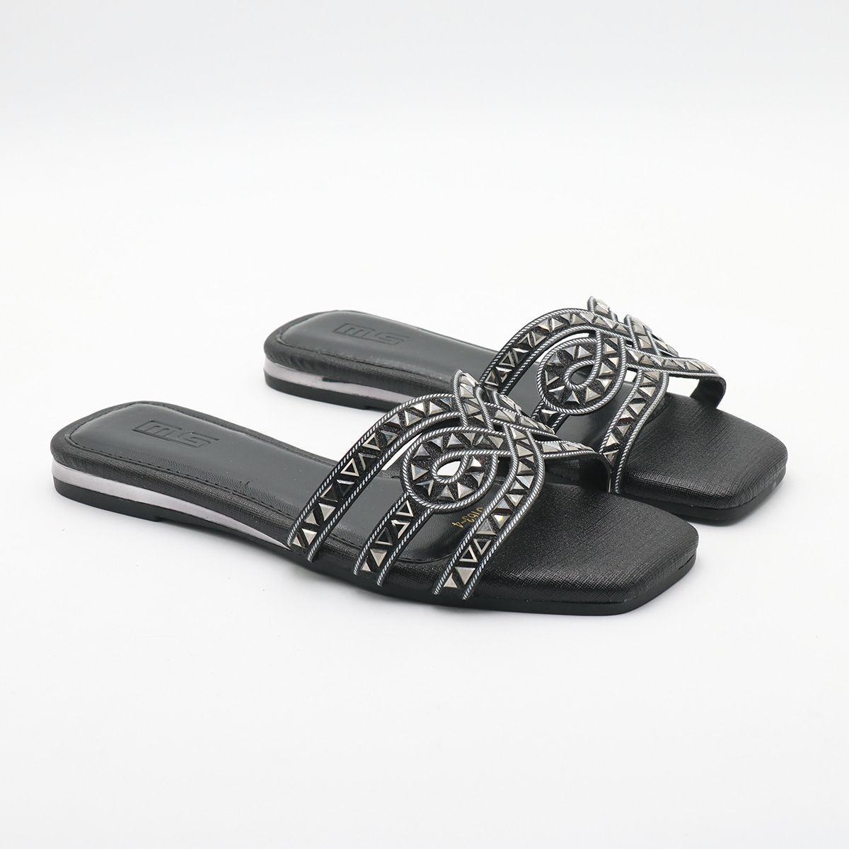 Cross Border New Summer Women's Korean Style Rhinestone Sequin On Anti Slip Outdoor Fashion Flip Flops With Free_vogvips.com