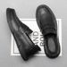 Genuine Casual Shoes, New Business Men's Shoes For Autumn 2025, Soft Soled Black Bean Leather Surface Loafers_vogvips.com