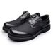 Knob Buckle Genuine Leather Cowhide Breathable Thin Men's Business Soft Sole Casual Mesh Shoes Korean_vogvips.com