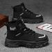 Martin Boots Men's Shoes Retro Tooling Shoes Men's Non-slip Platform Sports Short Boots_vogvips.com