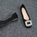 High-End French Style Evening Breeze Elegant Black Low Heel Single Shallow Mouth Spring Slip-On Women's Shoes Loafers_vogvips.com