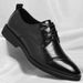 Men's Genuine Leather Derby Shoes Business Formal Classic Style Comfortable Large Size_vogvips.com