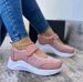 New Single Shoe Women's 2021 Summer New Slope Heel Velcro Casual Large Sports Shoes_vogvips.com