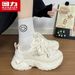 Huili WXY(ZA)-5220 Women's Dad Shoes 2026 Spring New Model Dazzling Purple Fashion Casual Sneakers (Magic)_vogvips.com