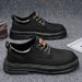 European Warm Series 2025 New Men's Leather Shoes British Style Martin Low-top Yellow Boots Fashion Casual Sneakers_vogvips.com
