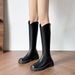 D-9 Thick Sole High Tube Riding For Women 2024 New Style Single Petite Over-the-Knee Versatile Long Boots_vogvips.com
