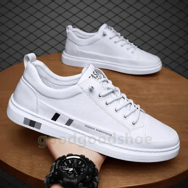 Designer Shoes Shoes Sneakers White Black Crocodile Pattern Leather Mens Trainers Anti Slip Soft Surface Casual Wear_vogvips.com