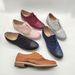 Women S Lace Up Formal New Style Casual Office Handmade Brogue Party Leather Shoes_vogvips.com