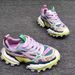 New Goods Platform Bottom Men's Shoes Mesh Breathable Non Slip Wear Resistant Casual Shoes Dad Shoes_vogvips.com
