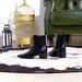 Rough Heeled Chelsea Short Boots For Women, Retro Style British Pointed Versatile, Slimming And Elastic Chimney Boots, Martin Boots_vogvips.com