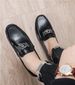 DouDou Shoes - Men's One-Piece Business Casual Leather Shoes, Lazy Loafers, High-end British Men's Shoes_vogvips.com