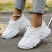 Shoes Hot Selling Cross Border Large Size Women's Shoes With Soft Soles, No Fatigue, Flying Woven Shoes, Casual Sports Shoes, Running Shoes_vogvips.com