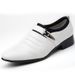 Men's Fashionable Low-Cut Business Casual Shoes – Pointed Toe PU Leather Oxfords With Soft Rubber Sole For Office & Daily Wear Large Size Trendy_vogvips.com