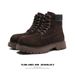 「XGXC」Men's High-top Martin Boots, Outdoor Trendy Work Boots, Thick-soled Desert Boots, Height-enhancing Hiking Shoes, Motorcycle Boots_vogvips.com