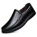 Suitable For All Seasons Dad Cowhide Autumn Genuine Leather Soft Sole Elderly Middle-aged Casual Style Men's Single Shoes_vogvips.com