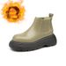 Chimney Boots Women's 2025 Autumn/Winter Thick-soled Short Boots With Fleece_vogvips.com