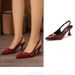 Style Wine Red Lady Pointed Stiletto Heels Patent Leather All Fashion Simple Backstrap Sandals_vogvips.com