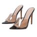 Summer New Style Pointed Toe Open-toe Transparent Sexy High-heeled Slippers For Women With Thin Straps And Invisible_vogvips.com