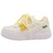 Summer Women's Thick Sole Bread Breathable Mesh To Match Skirts Niche White Sneakers Sports Board Shoes_vogvips.com