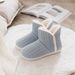 Cross-Border Slippers Maternity Shoes High-Top Knitted Autumn Winter Women's Warm Indoor Outdoor Snow Boots_vogvips.com