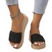 One Line Fashionable Outewea, Ope Bottom Women's Slippes, Sandals, Thick Soled Fashion, Student_vogvips.com