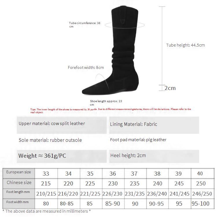 Cameido Women's Western Style High Heel Ankle Boots Velvet Wrinkle Stack Boots Non Fleece Lined Autumn Winter_vogvips.com