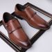 The 9228 Microfiber Men's Casual Shoes Brown Choose Size And Tell Seller_vogvips.com
