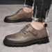 Spring New Breathable Casual British Style Work Non-Slip Soft Sole Business Men's Leather Shoes_vogvips.com