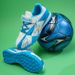 Zhenzu Brand Football Shoes, Children's Shoelace Free Buckle TF Rubber Sole, Artificial Turf Training Shoes For Primary_vogvips.com