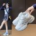 Ins Korean Style New Dad For Women 2025 Spring Student Sports Running Casual Shoes Thick Sole Height Increasing F8853_vogvips.com