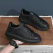 Men 2026 New Lace-Up Thick Sole Casual Sneakers Versatile Leather Muffin Shoes Elevated Male Board Footwear_vogvips.com