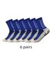 6 Pairs Of Anti-skid Classic Sports With Adhesive Points, Football Socks_vogvips.com